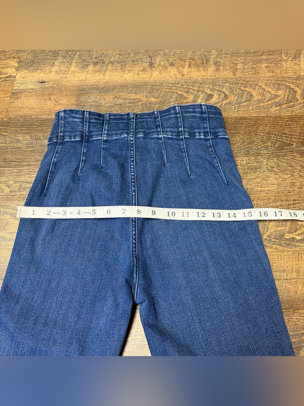 Free People We the Free Jayde Flare Ultra High Rise Jeans Womens 27x31 Boho - Picture 8 of 12
